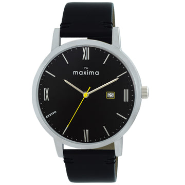 Maxima ATTIVO Men Black Dial Analogue Watch - 67042LMGI